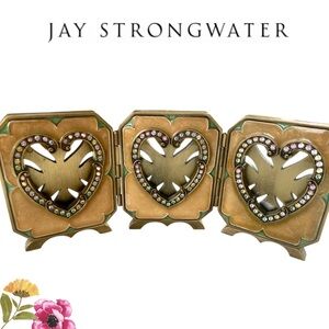 🌸Jay Strongwater Tryptich Heart Frame